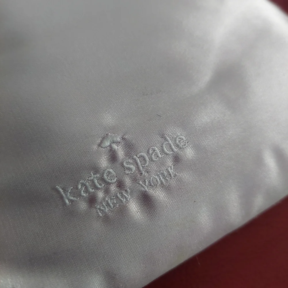 NWOT Kate Spade Light Pink Satin Pouch And Night Eye MASK (Bag D)